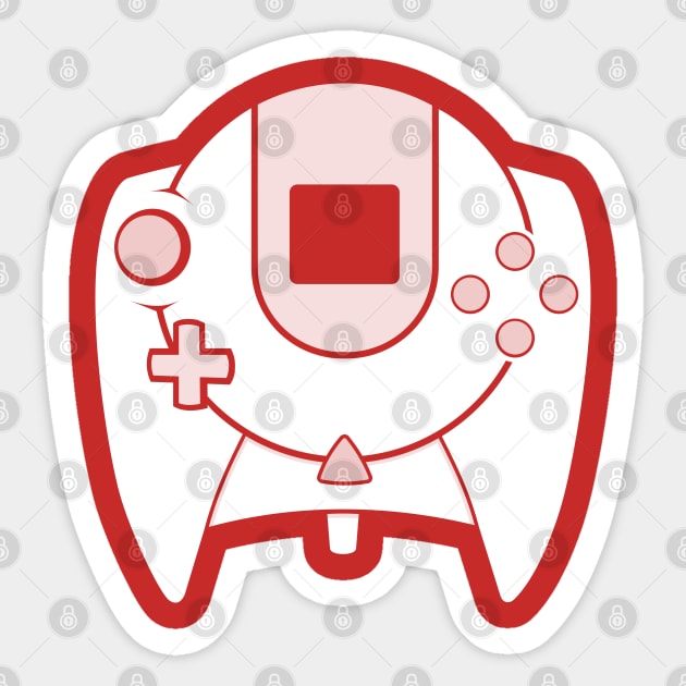 SEGA Dreamcast Controller Sticker by akselkreis